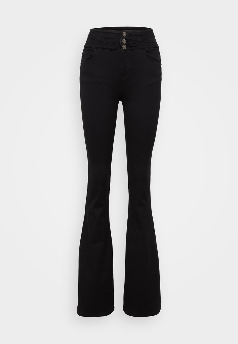 Only Tall Flared Jeans zwart denim/blackdenim Only Tall Flared Jeans zwart denim/blackdenim