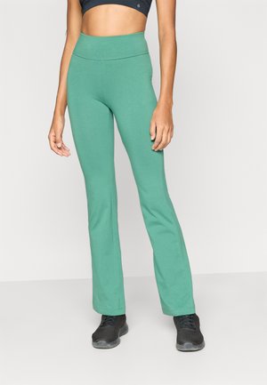 ICONS HIGH WAIST FLARE LEGGINGS - Leggingek - green