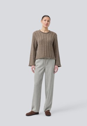 POPE - Pantaloni - herringbone speckle