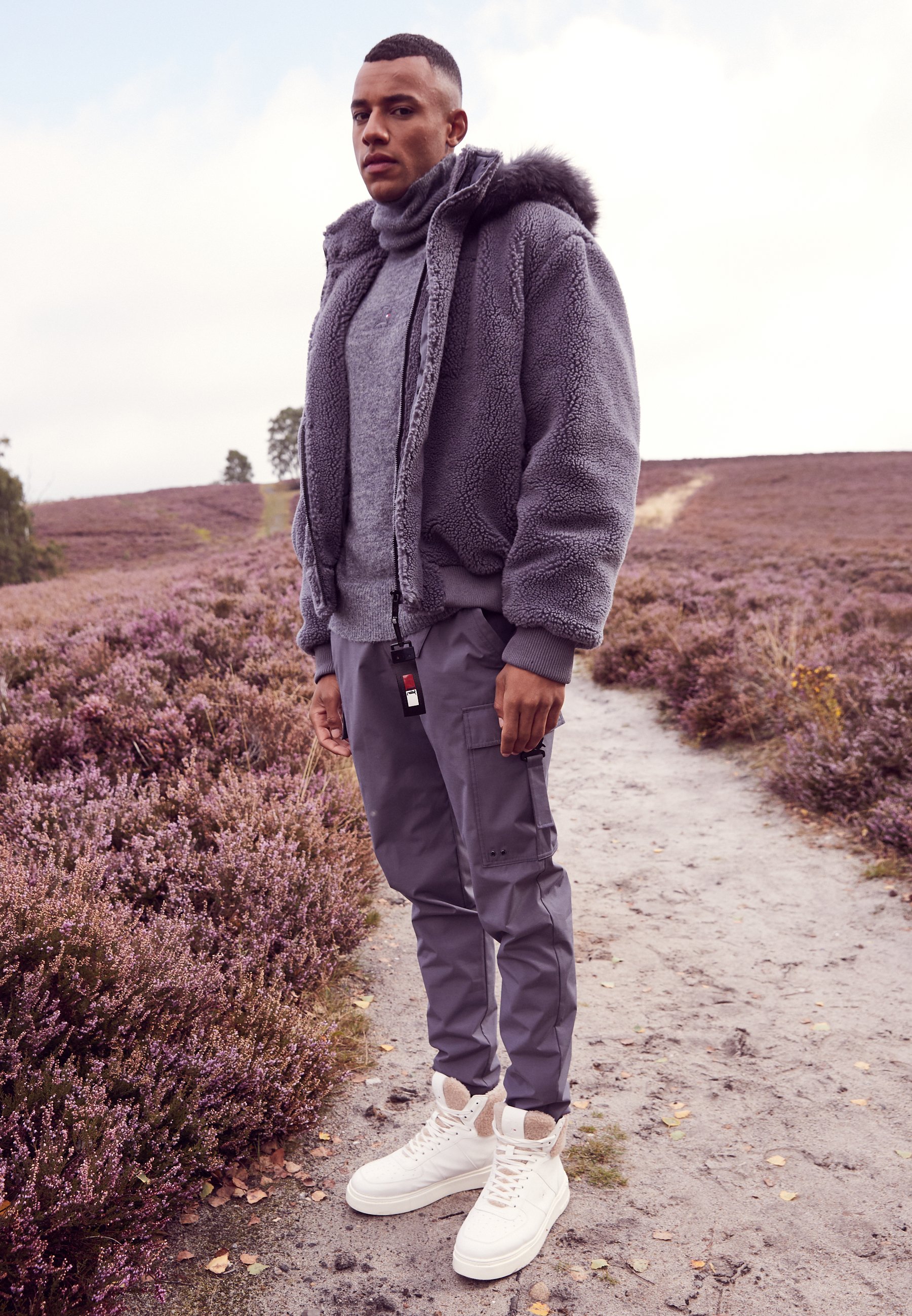 Tommy Hilfiger LEWIS HAMILTON UNISEX RIPSTOP CARGO PANT - Cargobukser -  coal/grå - Zalando.dk