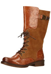Rieker Lace-up boots - cognac/reh