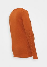 Pieces Maternity Stickad tröja - metallic red