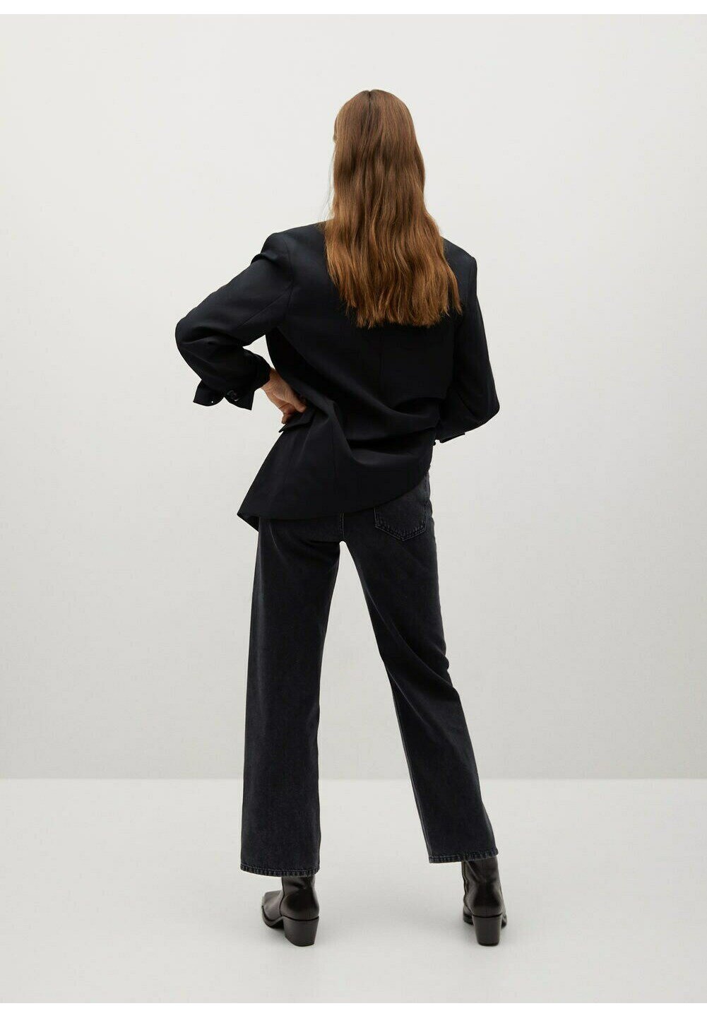 Mango JULIETTE - Flared Jeans - black 