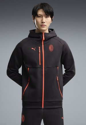 Puma, AC MILAN PUMATECH KAPUZENJACKE - Sudadera con cremallera - flat dark gray