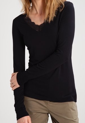 T-shirt à manches longues - black