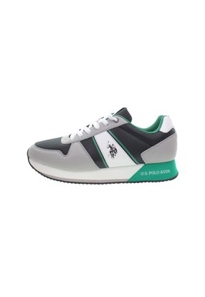 Sneakers - grey black green