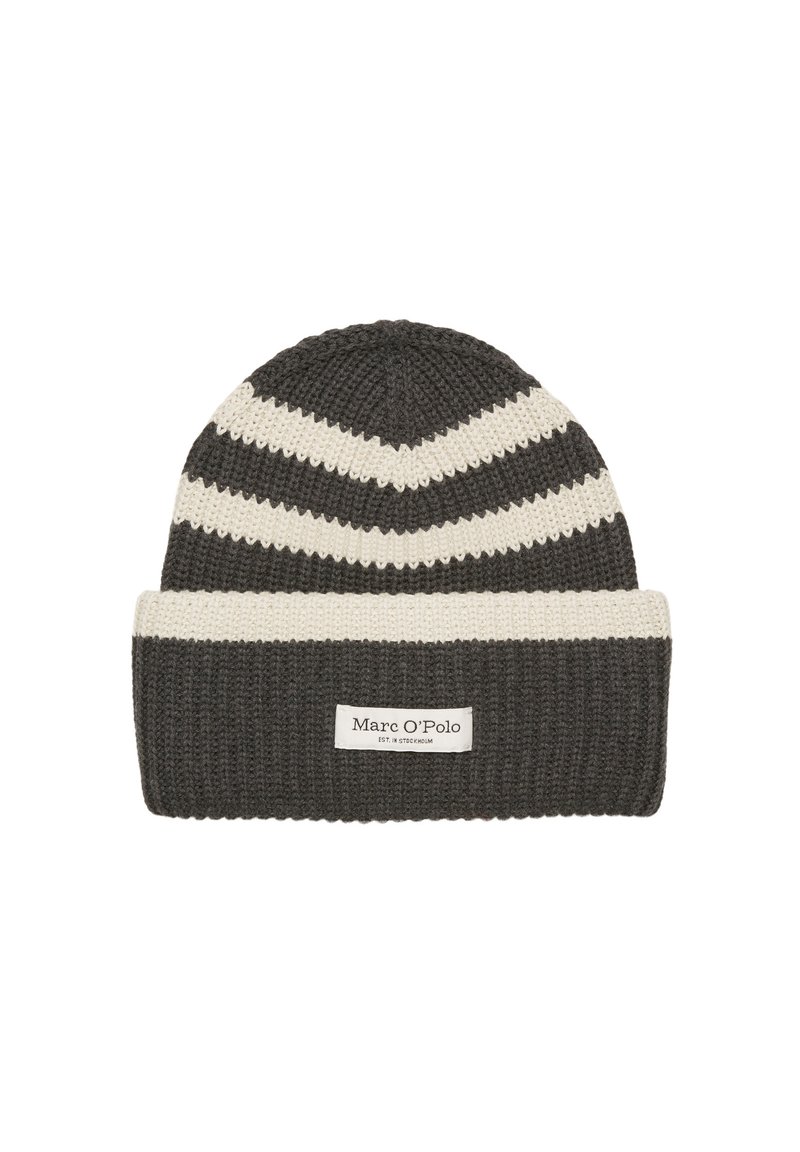 Marc O'Polo Beanie - multi deep grey melange