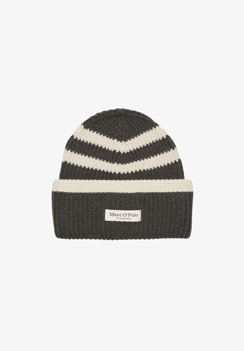 Marc O'Polo Beanie - multi deep grey melange
