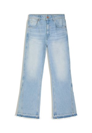 Bershka, STRAIGHT-LEG FLARED - JEANS - Jeans a zampa - light blue