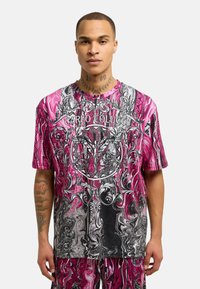 Carlo Colucci - Print T-shirt - pink Thumbnail Image 1