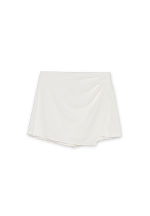 INSIDE, FALDA PANTALÓN MINI - Falda pantalón - blanco