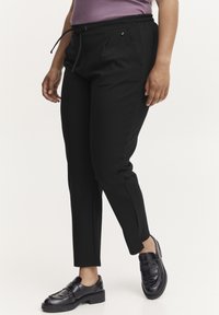 Fransa - STRETCH - Pantalones - black Imagen en miniatura 1