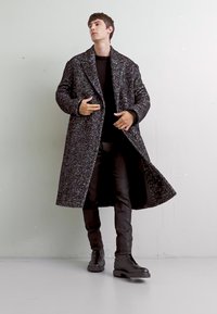 J.LINDEBERG WILLY COAT - Klasszikus kabát - black melange