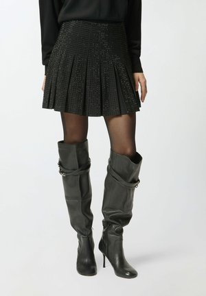 Plooirok - limo black