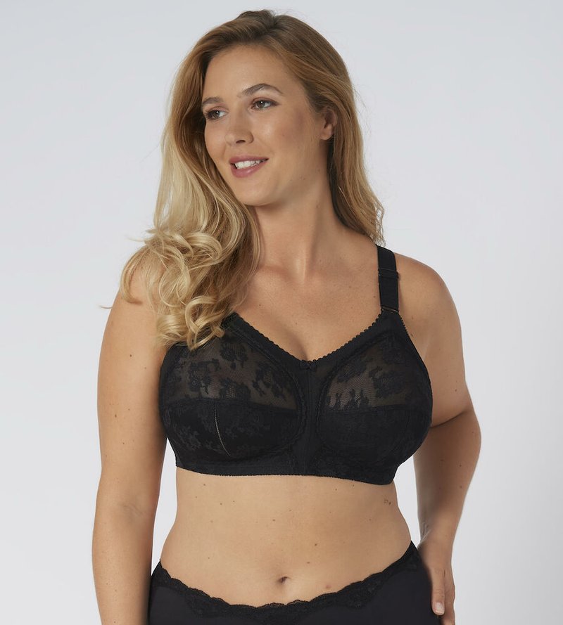 TRYLO Reggiseno Donna In Pelle 100% Cotone – KrutikaChikan, Ricamato, Senza Fili (Taglia 7G)