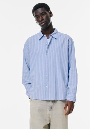 STRIPED LONG SLEEVE  - Hemd - light blue