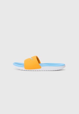 KAWA UNISEX - Sandales de bain - orange peel/univ blue white