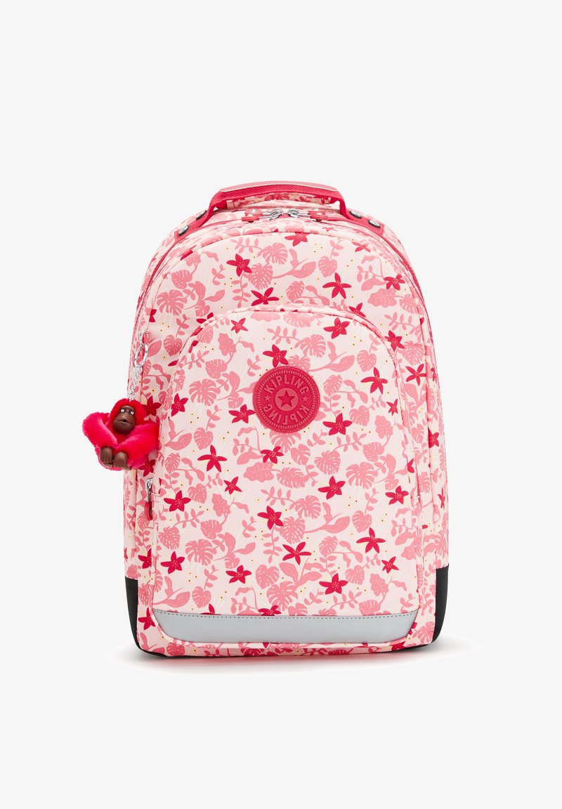 Kipling CLASS ROOM - Skoletasker - pink leaves