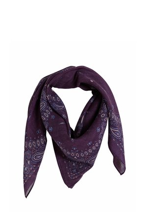 CARRÉ IMPRIMÉ BICOLORE - Foulard - bleu