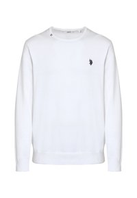 U.S. Polo Assn. GIROCOLLO  - Felpa - white