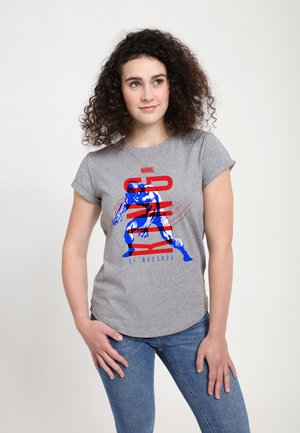 MARVEL PANTHER  - Print T-shirt - melange grey