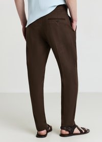 Calliope RELAXED UNITA - Stoffhose - cacao