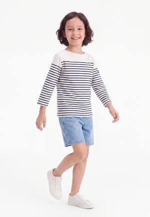 Petit Bateau, MARINIERE - Langarmshirt - marshmallow/smoking