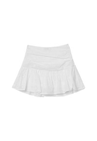SANGALLO - Gonna a campana - bianco ottico