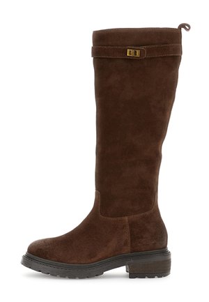 Stivali con plateau - dark brown