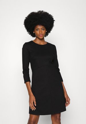 PUNTI DRESS - Jersey dress - black