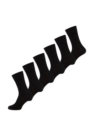 6-PACK WEICH HALTBAR KOMFORT - Socken - schwarz
