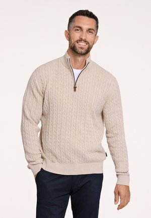 Strickpullover - off white mel