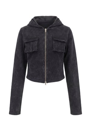 myMo ROCKS, Sweatjakke - black stone wash