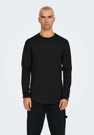 Only & Sons ONSBENNE - Maglietta a manica lunga - black