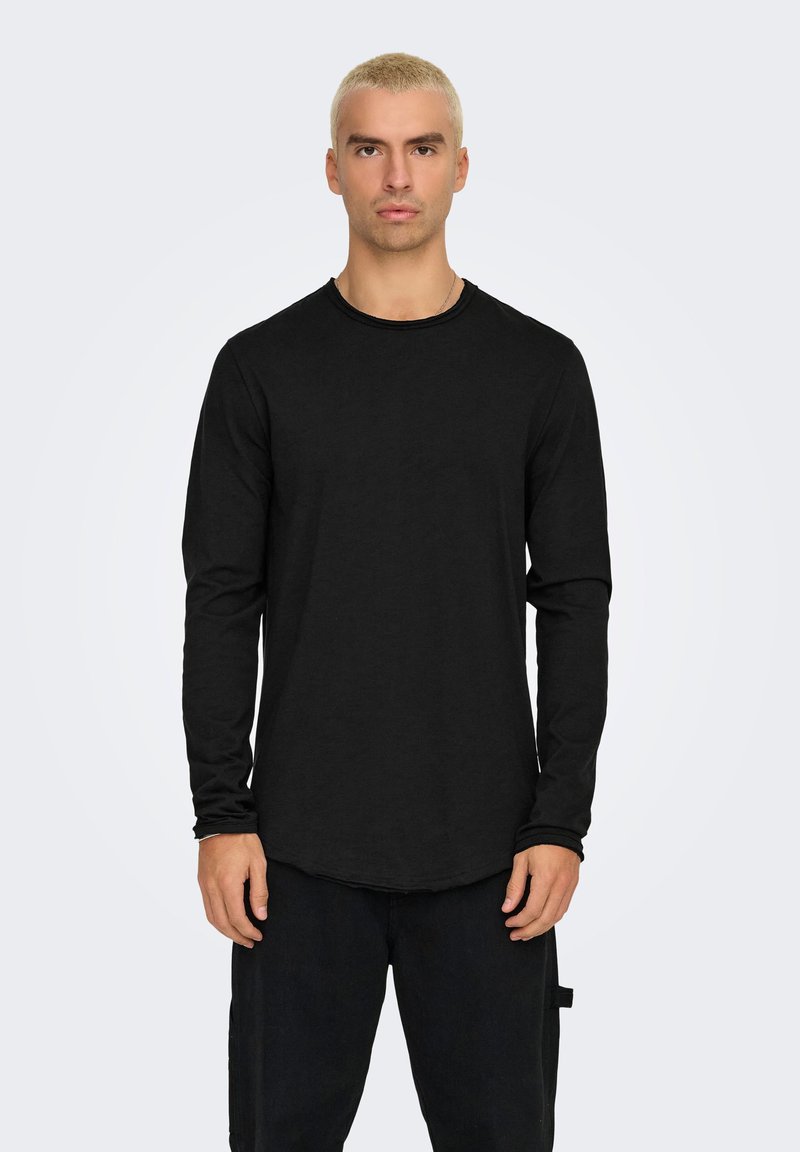 Only & Sons ONSBENNE  - Langærmet T-shirt - black