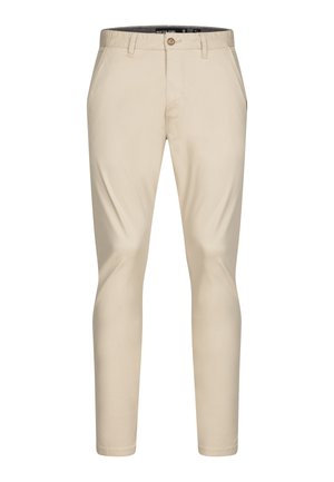 INDICODE JEANS, INDICODE JEANS CHINO LANGE HOSEN PANTS CHERRY - Chino - fog