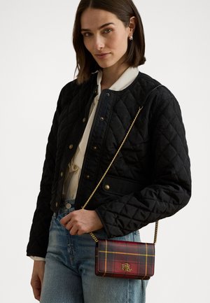 TECH CASE - Bandolera - holiday tartan/black