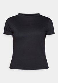 C-TECH FUNNEL NECK - Sport T-Shirt - black