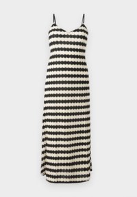 ONLEVARA STRIPE DRESS - Päevakleit - black/cloud dancer
