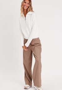 Cache Cache TRUCKER KRAGEN - Pullover - ecru