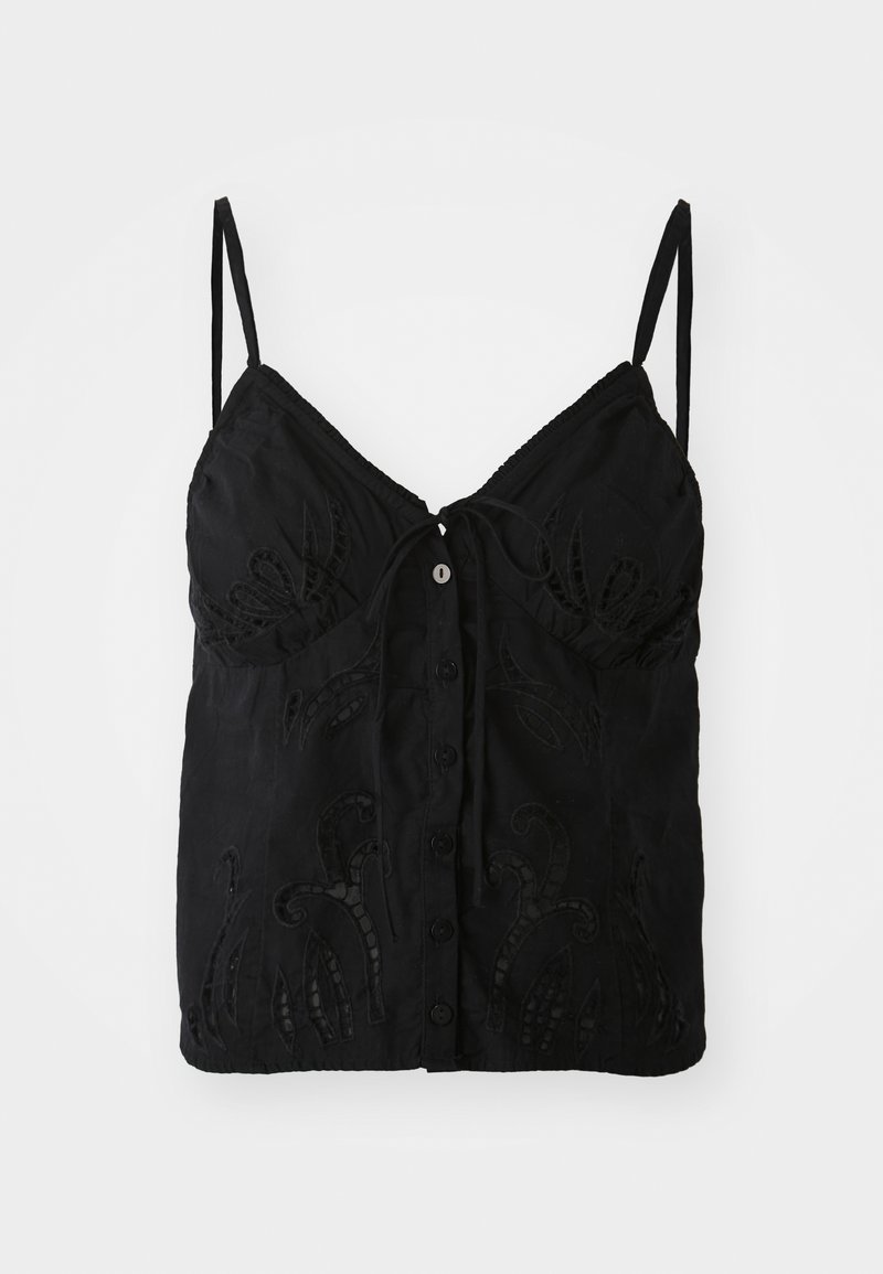 Free People Top zwart