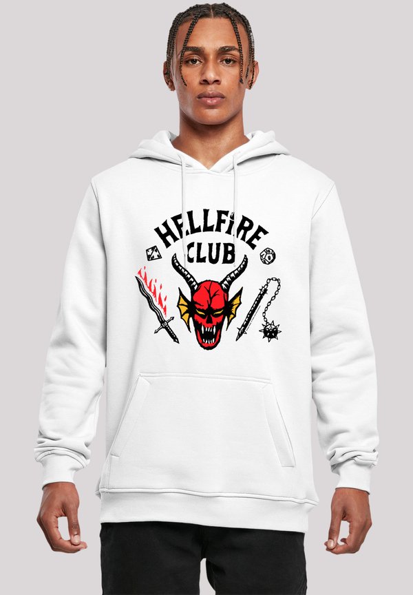 STRANGER THINGS HELLFIRE CLUB NETFLIX TV SERIES - Kapuzenpullover - weiß