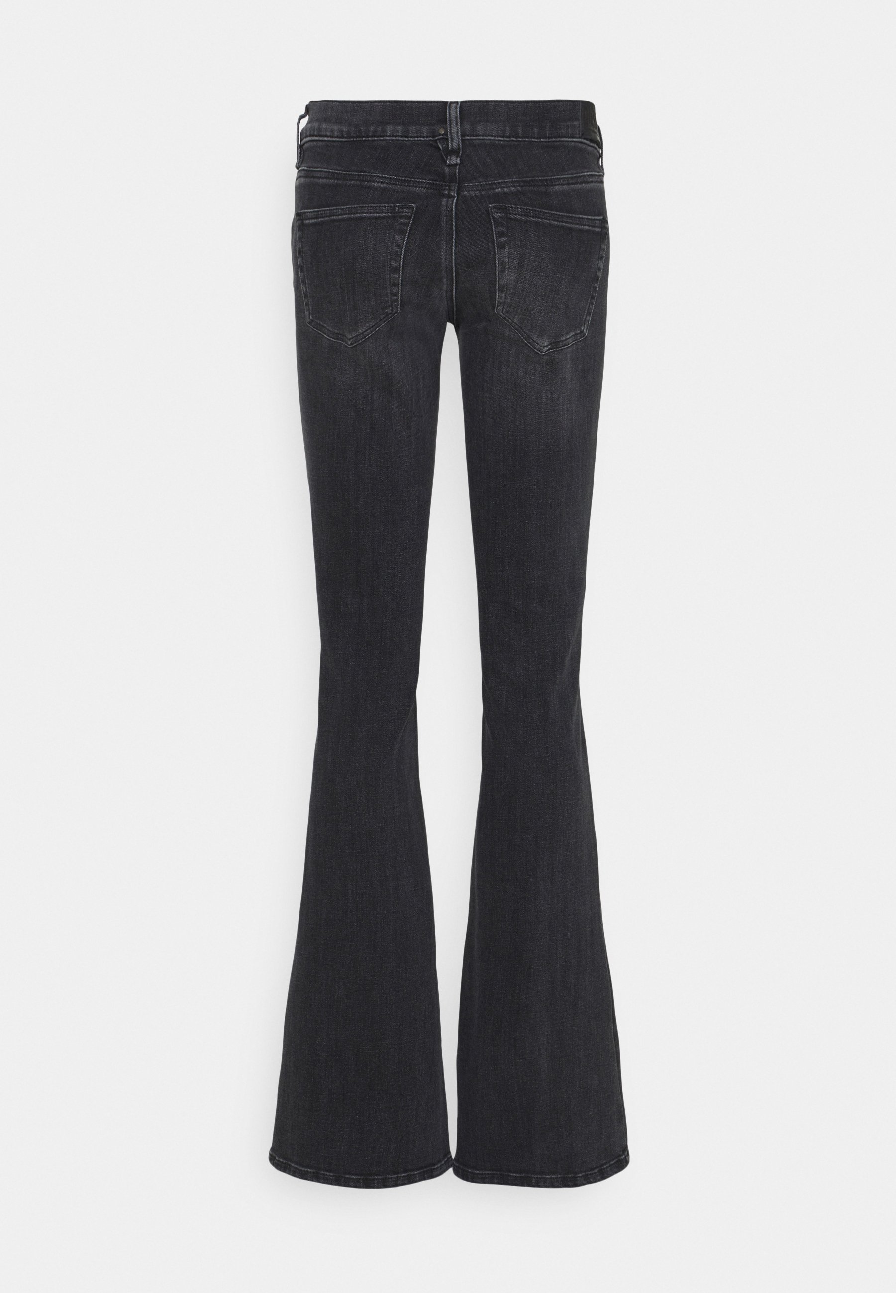 Diesel D-EBBEY - Jeans a zampa - washed black/nero denim - Zalando.it