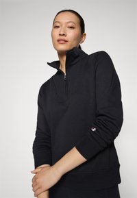 Champion ICONS TONAL HALF ZIP - Mikina - black