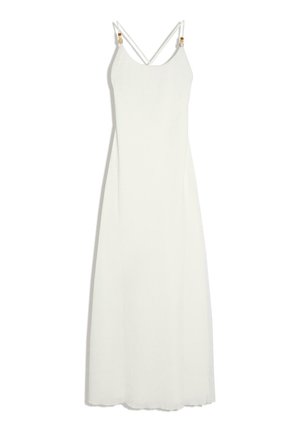 Bershka, RUSTIC STRAPPY - MIDI DRESS - Vapaa-ajan mekko - beige