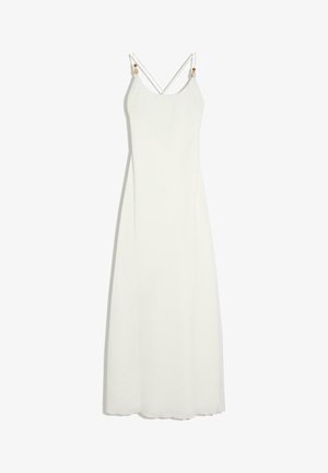 Bershka, RUSTIC STRAPPY - MIDI DRESS - Vapaa-ajan mekko - beige