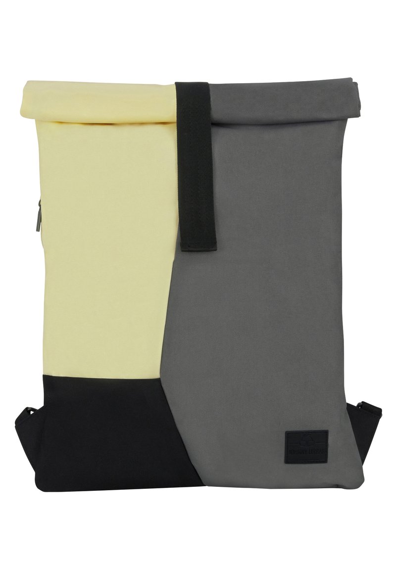 Johnny Urban OSKAR - DAYPACK - Reppu - grau-gelb