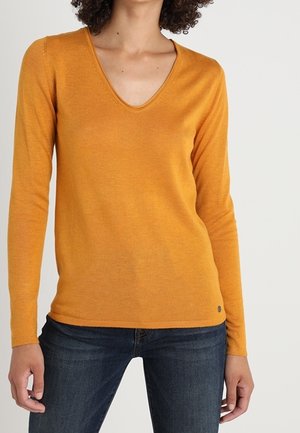 Trui - mottled yellow