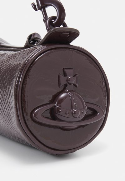 Vivienne Westwood CINDY CYLINDER BAG - Sac à main - brown enamel