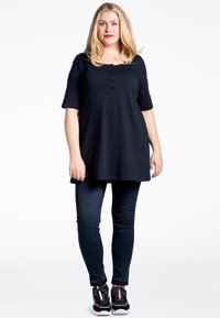 YOEK MANCHES COURTES - Tuniek - dark blue